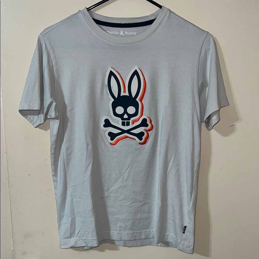 Psycho Bunny Gray Graphic T-Shirt